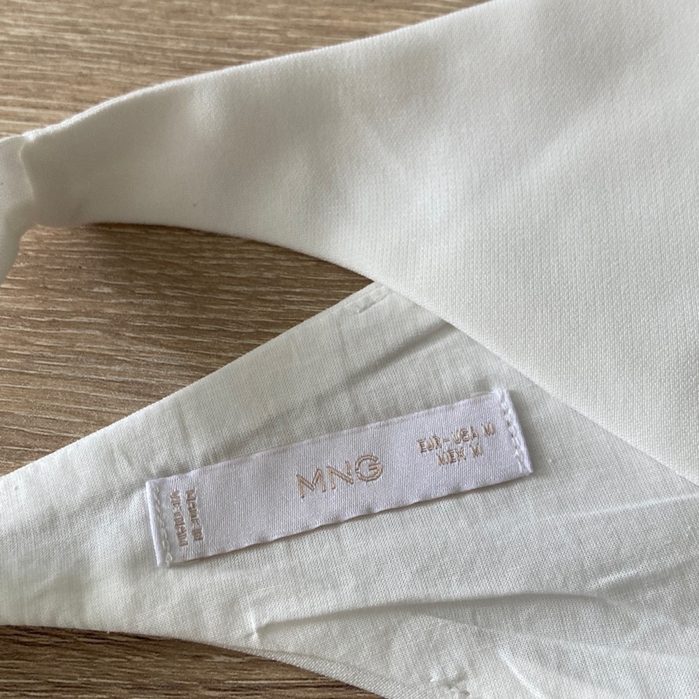 MNG White Halter Top